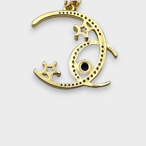 HAND CRAFTED 18KT Gold Filled Celestial Necklace 18KT Gold Filled Chain NWT - Picture 2 of 5